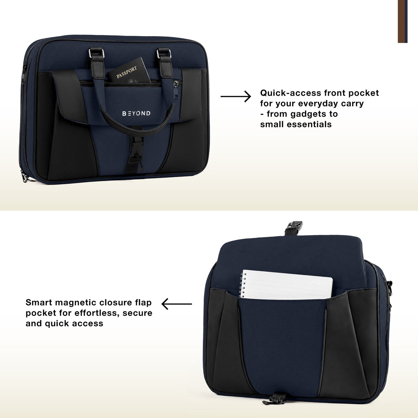 Nile Laptop Bag (Blue) - Beyond