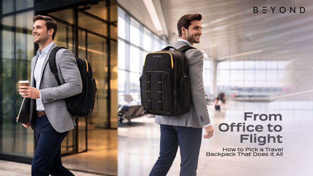 From Office to Flight: How to Pick a Travel Backpack That Does It All - Beyond 