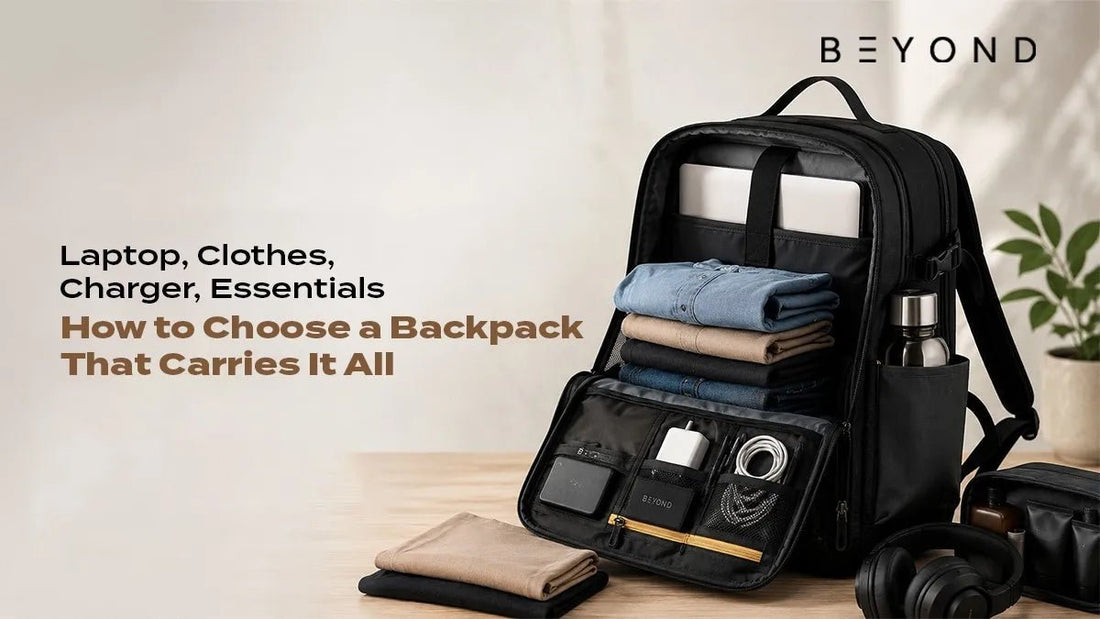 Laptop, Clothes, Charger, Essentials — How to Choose a Backpack That Carries It All - Beyond