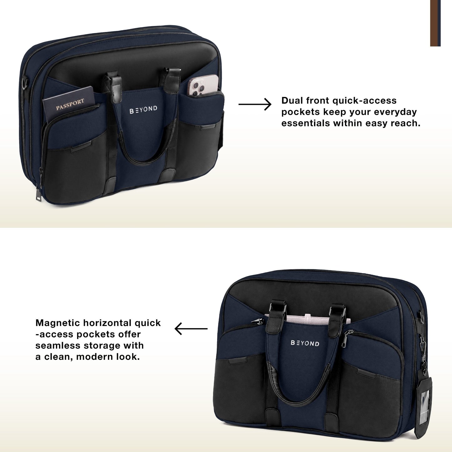 Danube Laptop Bag (Blue) - Beyond