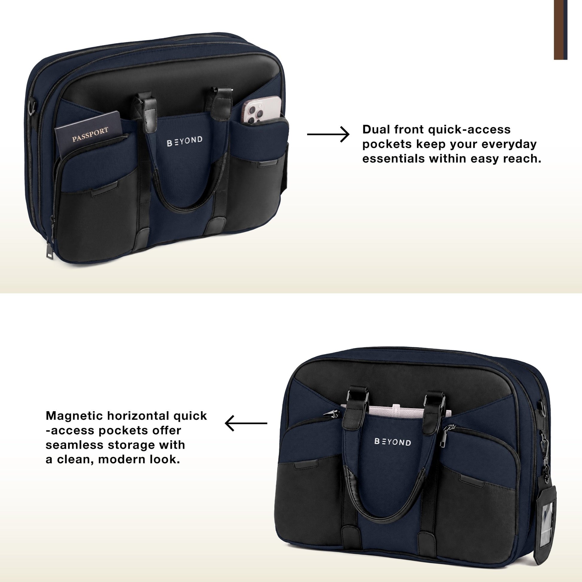 Danube Laptop Bag (Blue) - Beyond