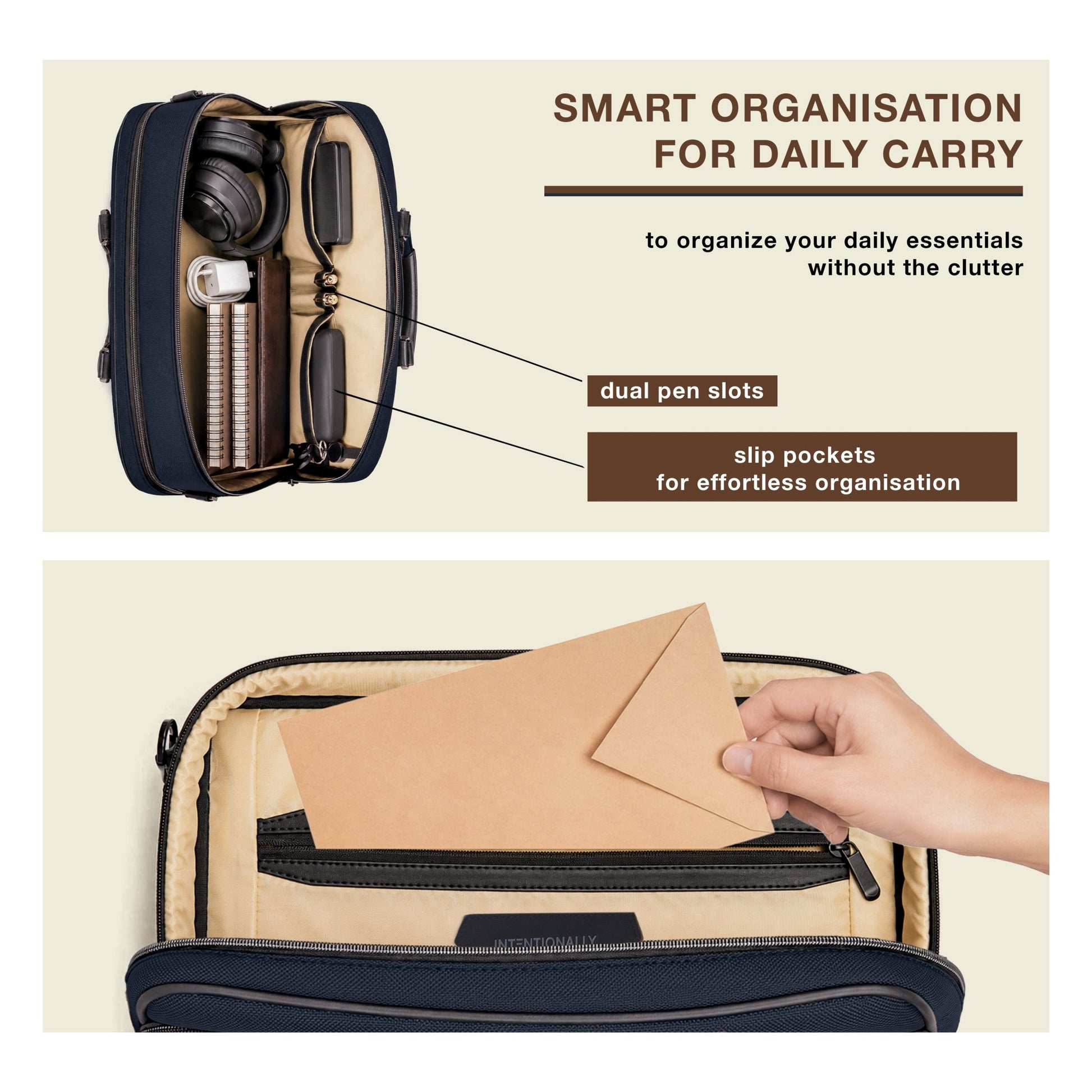 Danube Laptop Bag (Blue) - Beyond