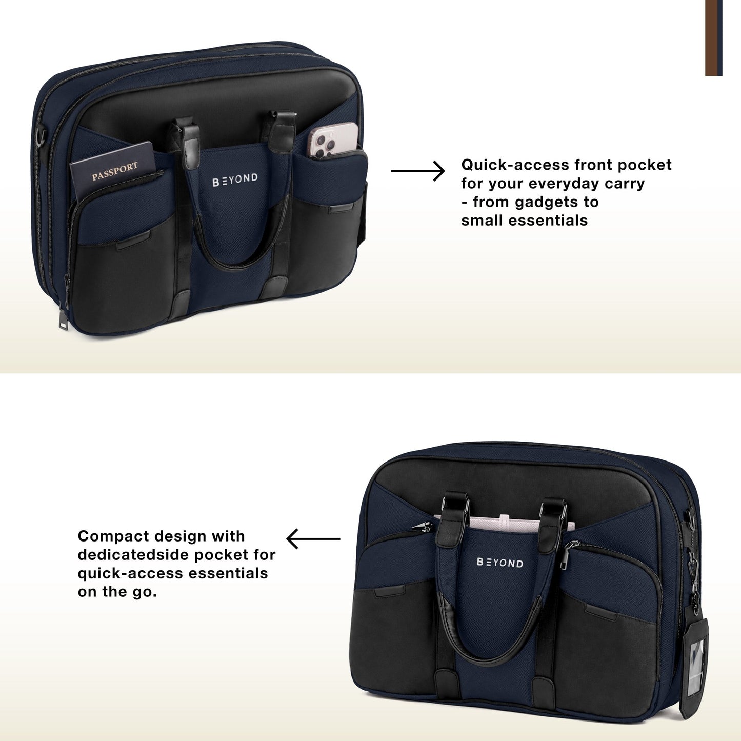 Danube Laptop Bag (Blue) - Beyond