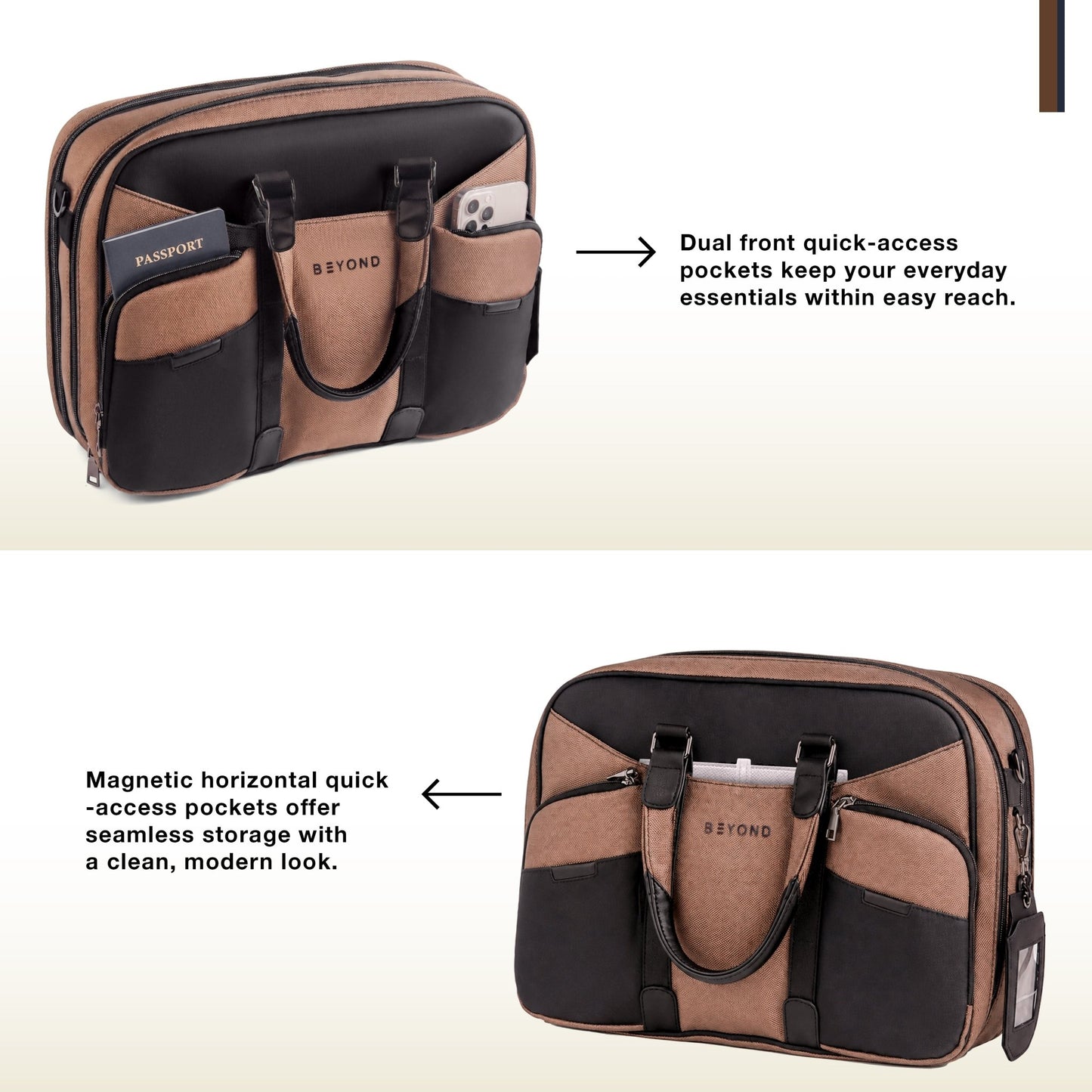 Danube Laptop Bag (Brown) - Beyond