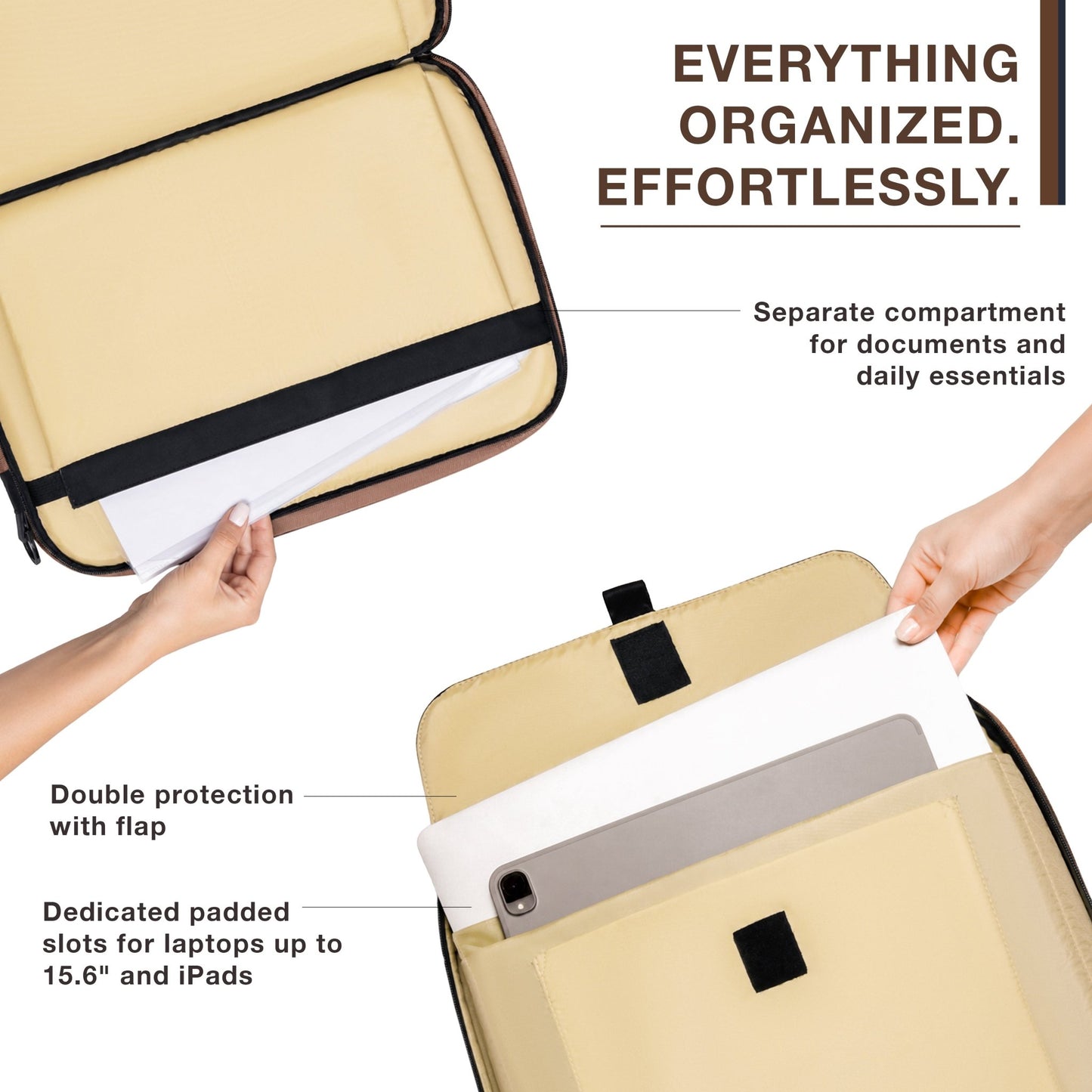 Danube Laptop Bag (Brown) - Beyond