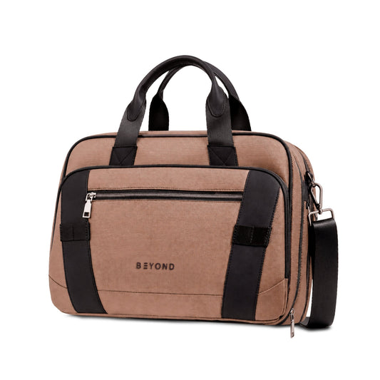 Indus Laptop Bag (Brown) - Beyond