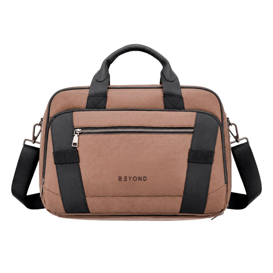 Indus Laptop Bag (Brown) - Beyond