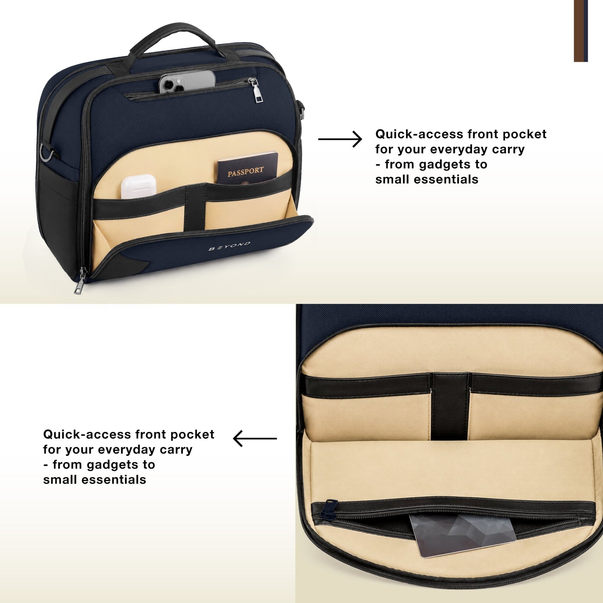 Seine Laptop Bag (Blue) - Beyond