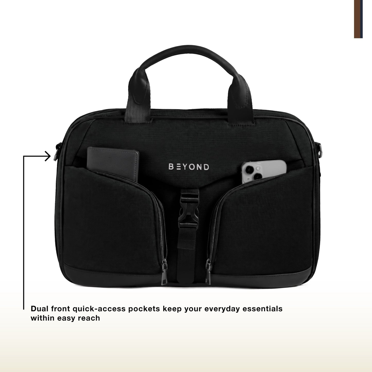 Zambezi Laptop Bag (Black) - Beyond