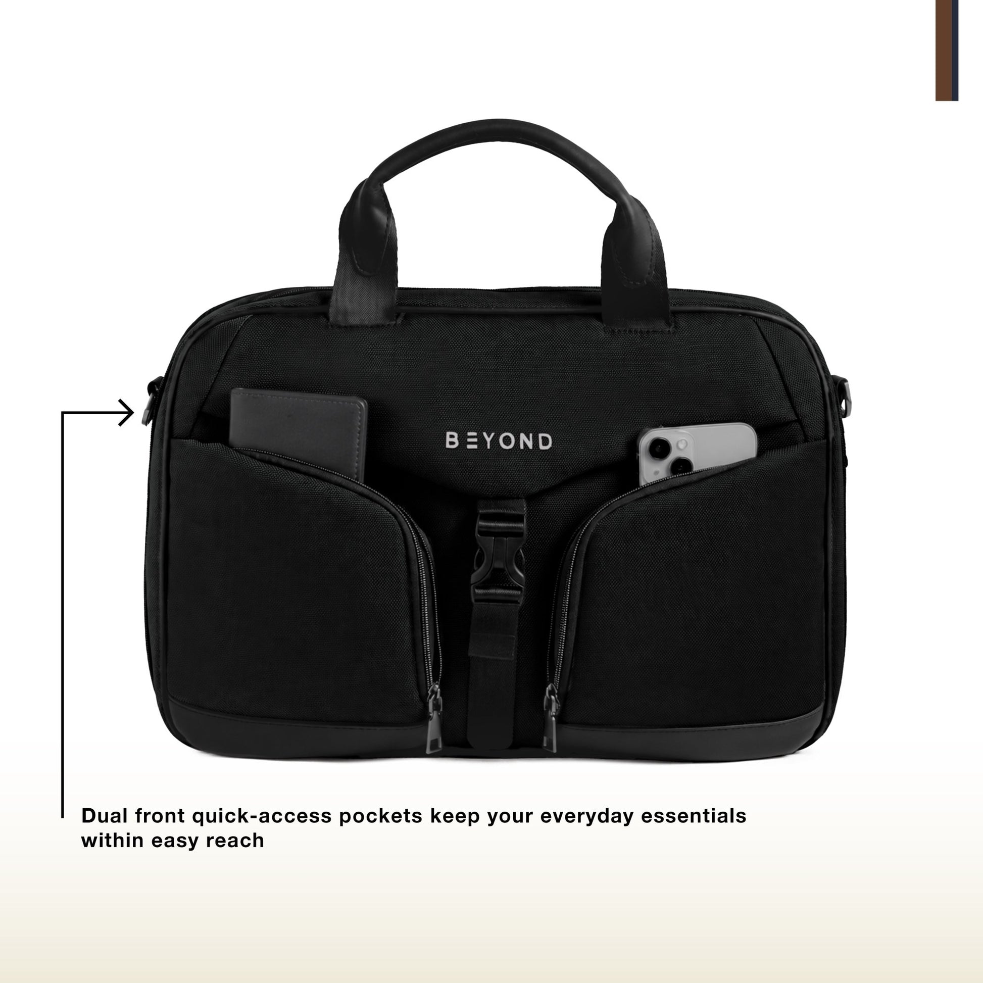 Zambezi Laptop Bag (Black) - Beyond