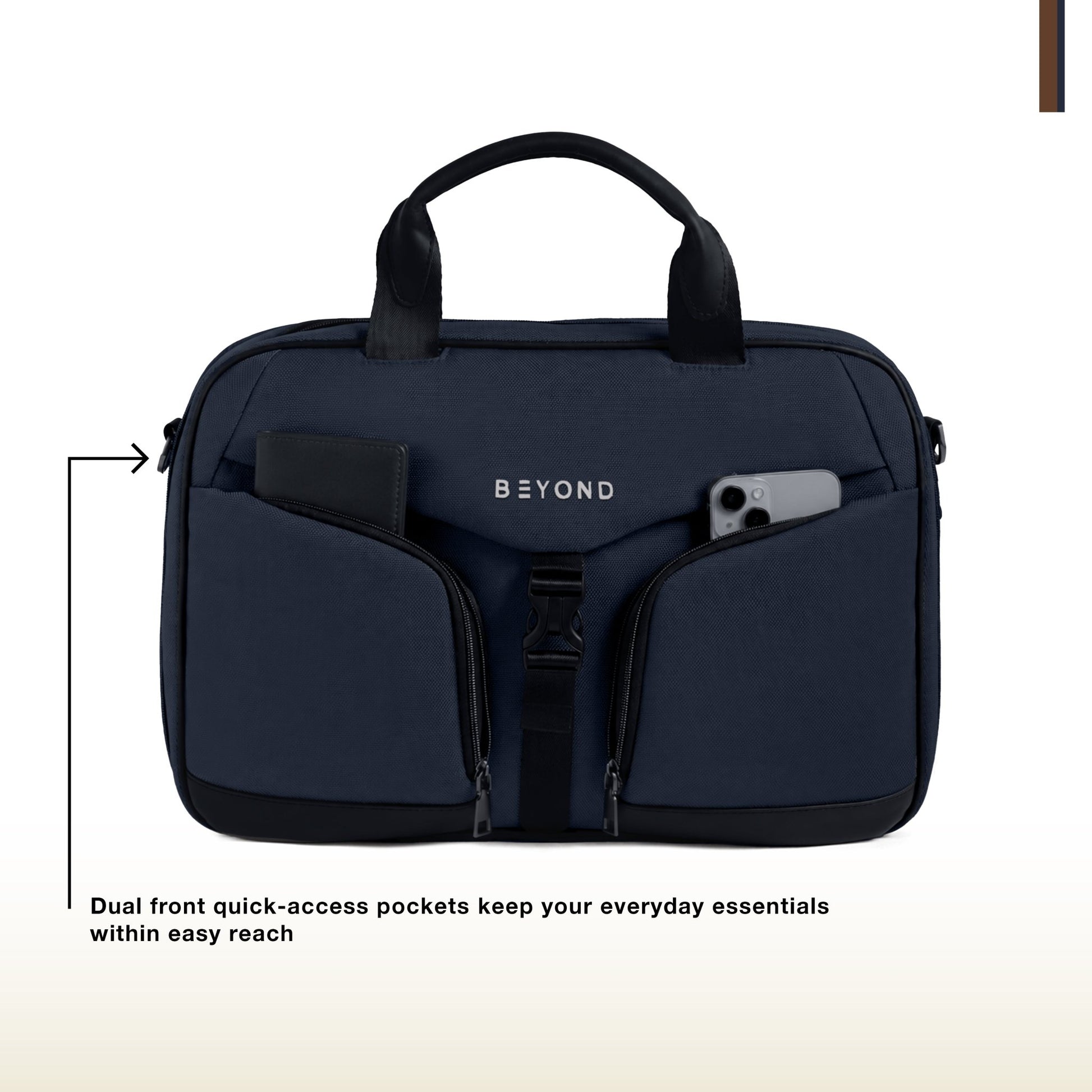 Zambezi Laptop Bag (Blue) - Beyond